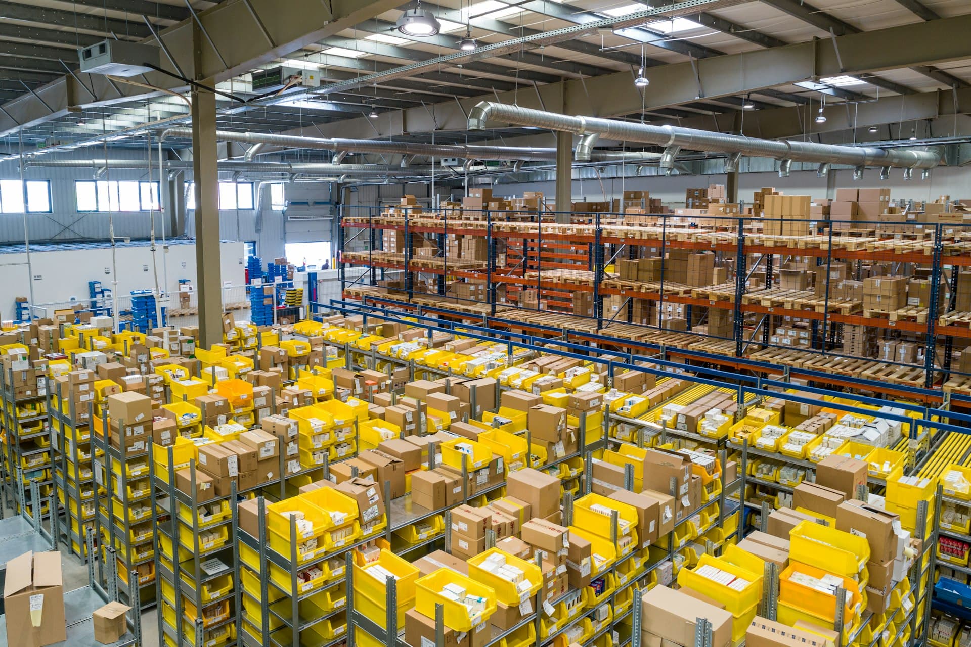 Automotive logistics warehouse operations